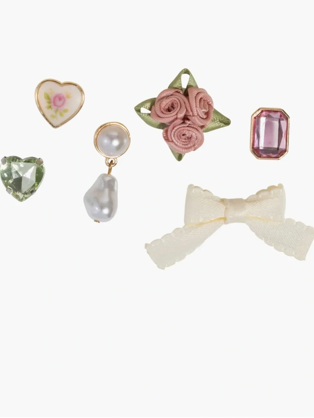 NWT Assorted 6-Pack KitschPop™ Charms Kitsch Color-Pink